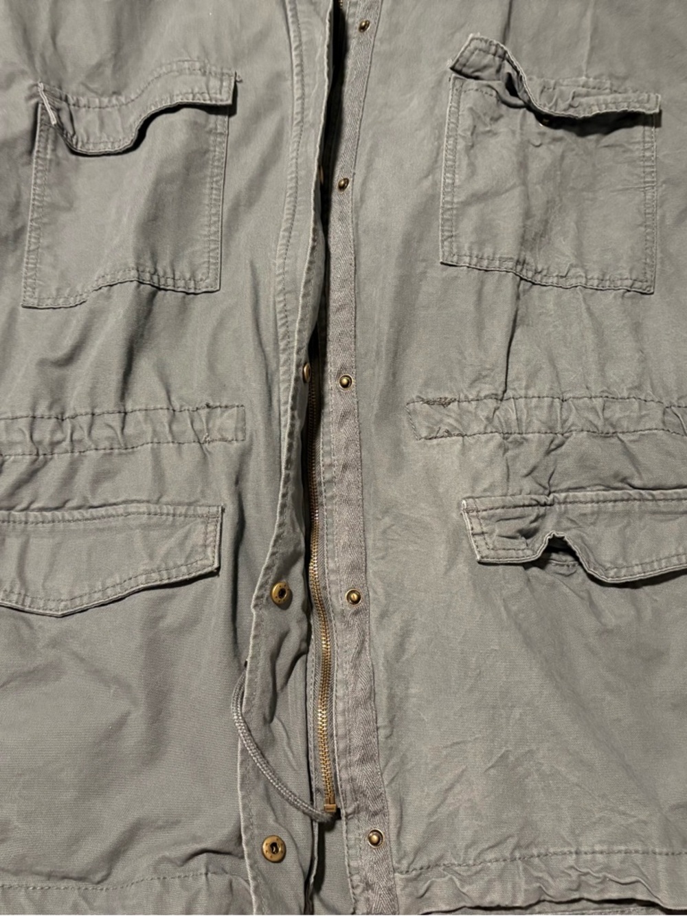 Ava & Viv Blue Hooded Utility Jacket - Picture 7 of 7